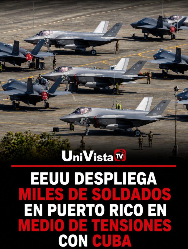 EE.UU. DESPLIEGA MILES DE SOLDADOS EN PUERTO RICO EN MEDIO DE TENSIONES CON CUBA