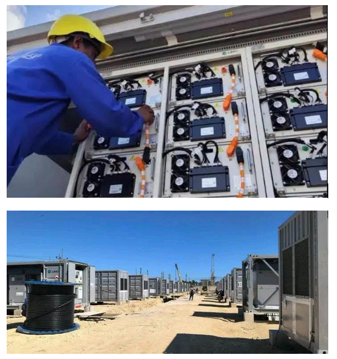 EN LA FASE FINAL DE ENSAMBLAJE DEL SISTEMA DE ALMACENAMIENTO DE ENERGÍA POR BATERÍAS (BESS) DE CUETO, HOLGUÍN, CUBA !️