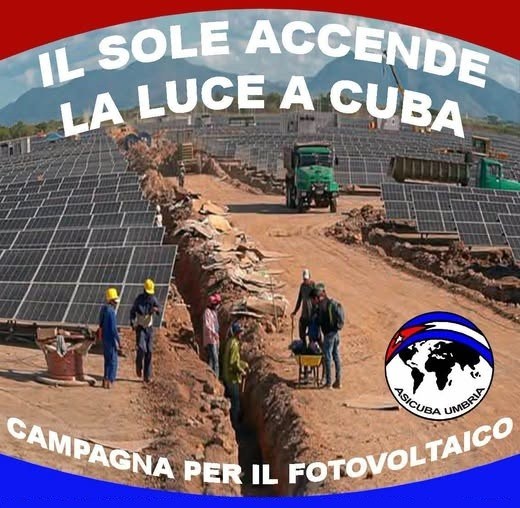 Il sole accende la luce a Cuba