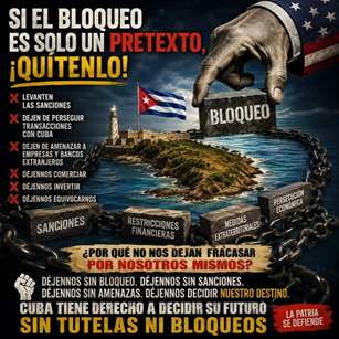 SI EL BLOQUEO ES SOLO UN “PRETEXTO”, ENTONCES QUÍTENLO