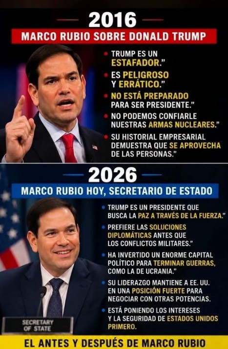 MARCO RUBIO SOBRE DONALD TRUMP – por Edgardo Valdes