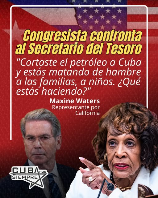 LA DEPUTATA DEL CONGRESSO MAXINE WATERS AFFRONTA IL SEGRETARIO DEL TESORO