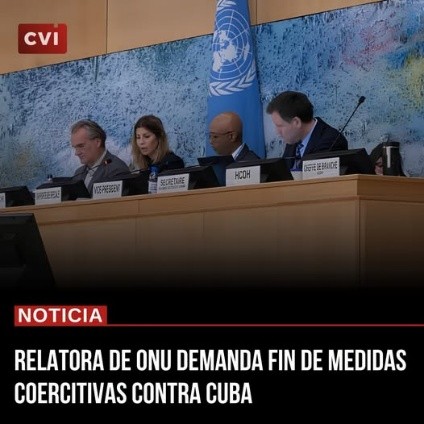 LA RELATRICE DELL’ONU CHIEDE LA FINE DELLE MISURE COERCITIVE CONTRO CUBA