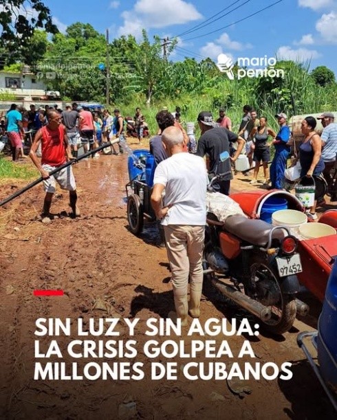 SIN LUZ Y SIN AGUA: LA CRISIS GOLPEA A MILLONES DE CUBANOS