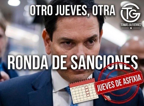 UN ALTRO GIOVEDÌ, UN ALTRO GIRO DI SANZIONI