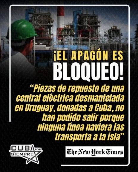 “¡EL APAGÓN ES BOLOQUEO!”