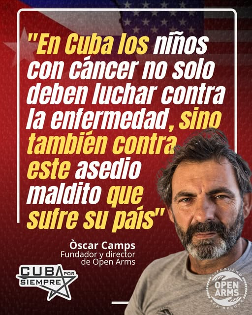 DENUNCIA DEL ACTIVISTA Y FUNDADOR DE LA ORGANIZACIÓN OPEN ARMS, ÓSCAR CAMPS