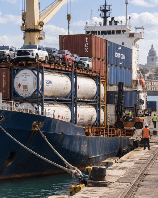CUBA COMPRA $502 MILLONES EN ALIMENTOS, COMBUSTIBLE Y VEHÍCULOS A EE. UU. EN SOLO SIETE MESES